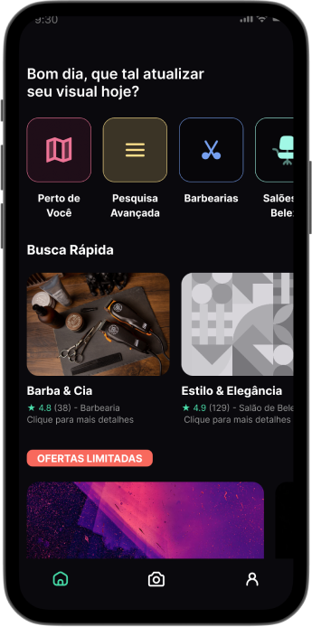 mockup home screen